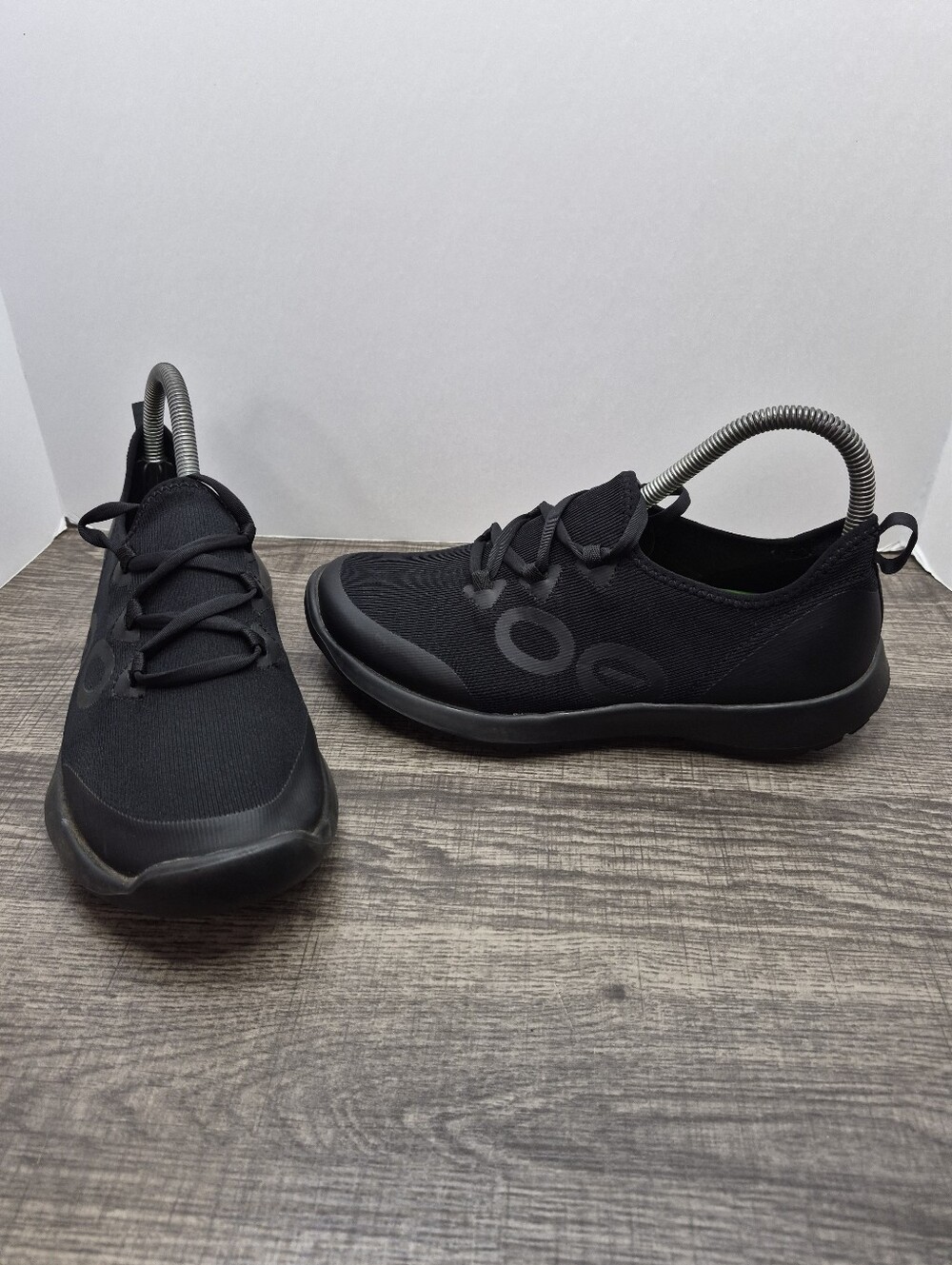 Oofos OOmg Sport LS Low Shoe Black Active Recovery Women's Size 9